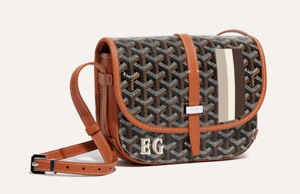 Belvédère PM bag Stripes and Initials