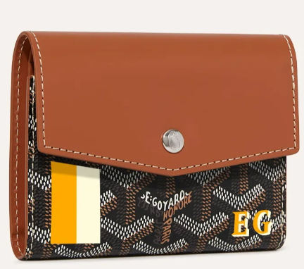 Saint-Gabriel wallet Stripes and Initials