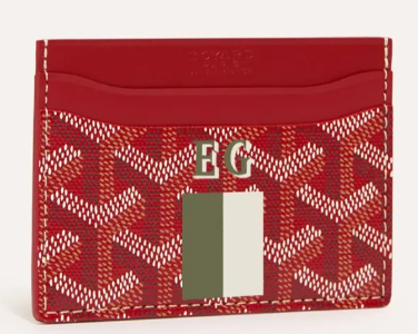 Saint-Sulpice card wallet Stripes and Initials