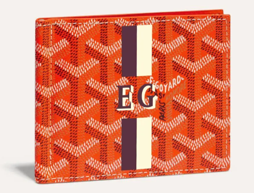 Saint-Thomas Bill Fold Stripes and Initials