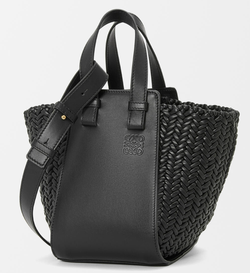 Compact Hammock bag in calfskin