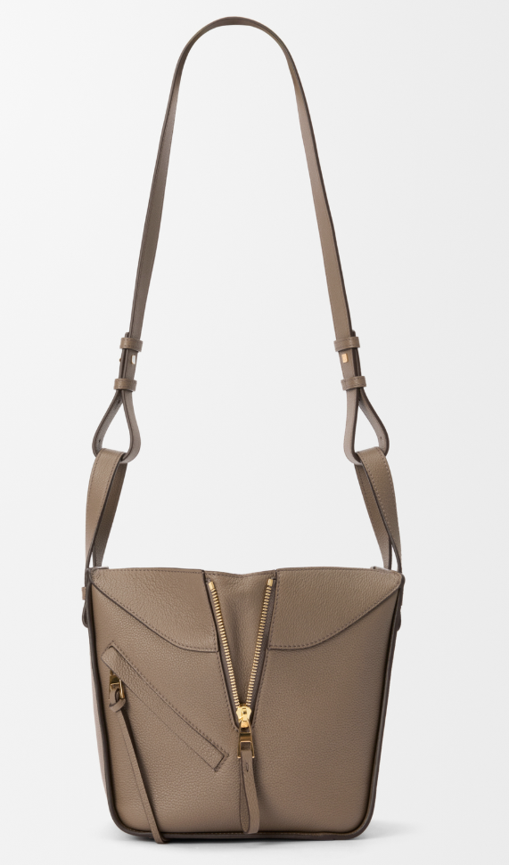 Compact Hammock bag in soft grained calfskin