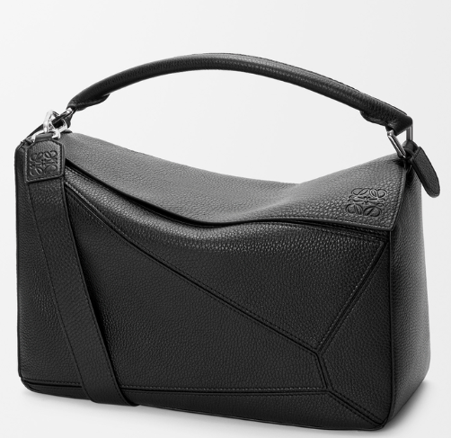 Large Puzzle bag in supple grained calfskin
