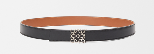 Reversible Anagram belt in smooth calfskin