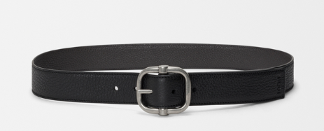 Reversible Loop belt in supple grained calfskin