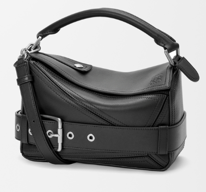 Small Puzzle Biker bag in shiny calfskin