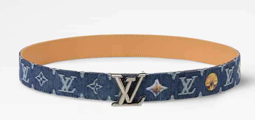 LV Dimension Monogram Denim Flower