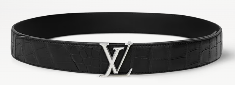 LV Atelier Crocodile 35mm Reversible Belt