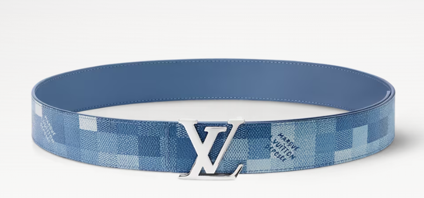 LV Initiales Damoflage 40mm Reversible Belt