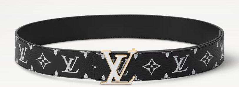 LV Initiales Monogram Firefly 40mm Reversible Belt