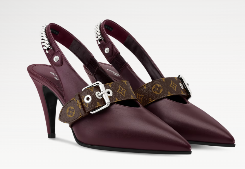 LV Vibe Slingback Pump — Black