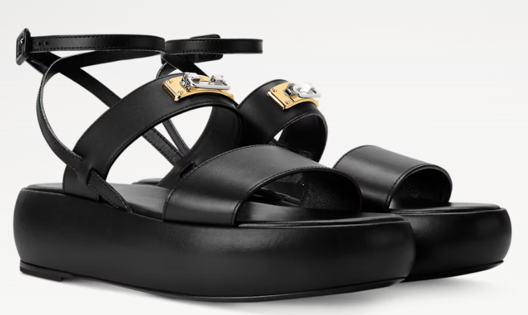 Swing Lock Platform Sandal